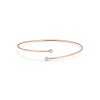 Diamond Hoop Single-row Bangle